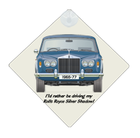 Rolls Royce Silver Shadow 1965-77 Car Window Hanging Sign
